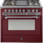 Steel AQ9S-4T Ascot gasfornuis - combi-stoomoven - met frytop bakplaat