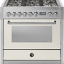 Steel G9F-6W fornuis afgebeeld in de kleur Nuvola