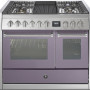 Steel GQ10SF-4B fornuis met combi-stoomoven en grill top - 100 cm breed