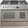 Steel GQ10SF-4B fornuis met combi-stoomoven en grill top - 100 cm breed