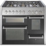 Steel GQ10SFF-6W fornuis met 3 ovens - 100 cm. breed - Genesi