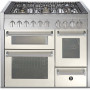 Steel GQ10SFF-6W fornuis met 3 ovens - 100 cm. breed - Genesi