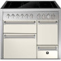 Steel GQ10SFF-D-5FI fornuis met combi-stoomoven - Genesi - 100 cm. breed
