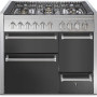 Steel GQ10SFF-D-6W rvs fornuis - Genesi - 100 cm. breed
