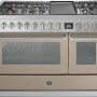 Steel GQ12SF-4TM rvs fornuis met combi-stoomoven - 120 cm breed