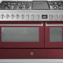 Steel GQ12SF-4TM rvs fornuis met combi-stoomoven - 120 cm breed