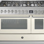 Steel GQ12SF-6M rvs fornuis met combi-stoomoven - 120 cm breed