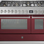 Steel GQ12SF-6M rvs fornuis met combi-stoomoven - 120 cm breed