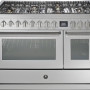 Steel GQ12SF-6M rvs fornuis met combi-stoomoven - 120 cm breed