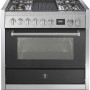 Steel GQ9S-4B fornuis met combi stoomoven - Genesi