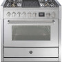 Steel GQ9S-4B fornuis met combi stoomoven - Genesi