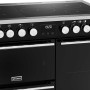 Stoves Precision DX D900Ei RTY BK zwart inductie fornuis