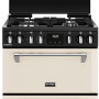 Retro design fornuis Stoves Richmond crème met gietaluminium deksel