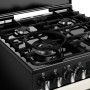 4-pits gaskookplaat met 4 kW PowerWok brander