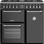 Stoves Richmond S900 DF Zwart - gas fornuis - 90 cm. breed