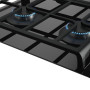 Teka GZC64300XBN inbouw gas-op-glas kookplaat