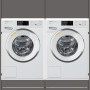 Wasmachinekast STRAIGHT wasmachine / droger kast - metallic black