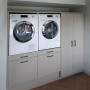 De Wasmachinekast TWO PAIR uitgebreid met een bijpassende dubbele kast