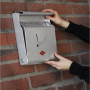 Wesco Wandasbak, Zilver 8011700 afvalbak - 