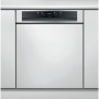 Whirlpool WBC 3C34 P X inbouw vaatwasser - half geïntegreerd