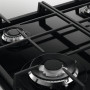 Zanussi ZGGN645K inbouw gaskookplaat - gas-op-glas