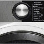 Foto van het blacksteel bedieningspaneel van de Aeg L9FEN96BC wasmachine