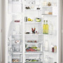 De Aeg S76090XNS1 koelkast side-by-side rvs heeft een totale netto inoud van 549 liter