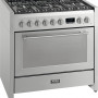 Atag FG9011EAN gas fornuis - roestvrijstaal - 90 cm. breed