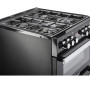 Belling Cookcentre 60 DF EU zwart gas fornuis - 60 cm. breed