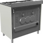 Foto van de achterzijde van de Belling SC900DFT fornuis old white