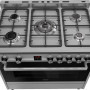 In het midden van van het kookgedeelte van de SC900DFT bevindt zich een sterke wokbrander