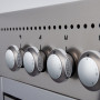Boretti CRI915IX inductie fornuis - Carrara - rvs