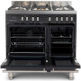 De Milano MFBG902AN heeft twee ovens, beide voorzien van een energieklasse B label