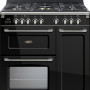 Boretti CFBG903ZW gas fornuis - zwart - 3 ovens