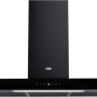 Boretti PARETEB90ZW wand afzuigkap - 90 cm - zwart