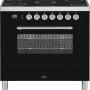 Boretti VPE93ZW keramisch zwart fornuis - outlet