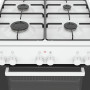 Bosch HXA050D20N gas fornuis - wit - 60 cm breed