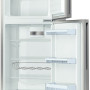 Het interieur van de 161 cm. hoge Bosch KDV29VL30 koelkast RVS-look