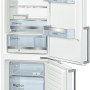 Het luxe interieur van de Bosch KGE39EW43 koelkast wit met ChillerBozen en VarioFreezing