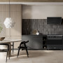 Smeg KV394MB schuine anti-hoofdstoot afzuigkap - zwart