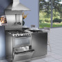 De Candy TRIO9501-1X kan ook perfect in een set opstelling in de keuken geplaatst worden.