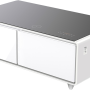 CASO Sound & Cool Wit salon tafel met koellades, speakers en draadloos opladen telefoon
