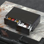 CASO Sound & Cool Zwart salon tafel met koellades, speakers en draadloos opladen telefoon