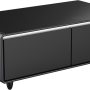 CASO Sound & Cool Zwart salon tafel met koellades, speakers en draadloos opladen telefoon