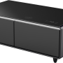CASO Sound & Cool Zwart salon tafel met koellades, speakers en draadloos opladen telefoon