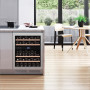 Dunavox DAUF-45.125DB.TO inbouw wijnkoelkast - zwart