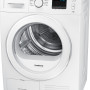 Dankzij de warmtepomp techniek bij de DV70F5E2HGW behaalt deze droger een energieklasse A - 50% label