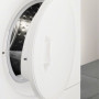 De ronde deur en het design van de droger past perfect bij de serie wasautomaten van electrolux