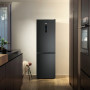Etna KCV186NZWA koel/vriescombinatie - blacksteel