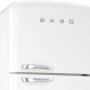 De Smeg FAB50B heeft een no-frost vriesgedeelte aan de bovenzijde